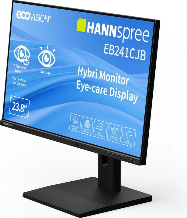 Actual product image Hannspree 60.4cm (23,8") EB241CJB 16:9 Hybri HDMI+DP+USB (1920 x 1080 pixels, 23.80")