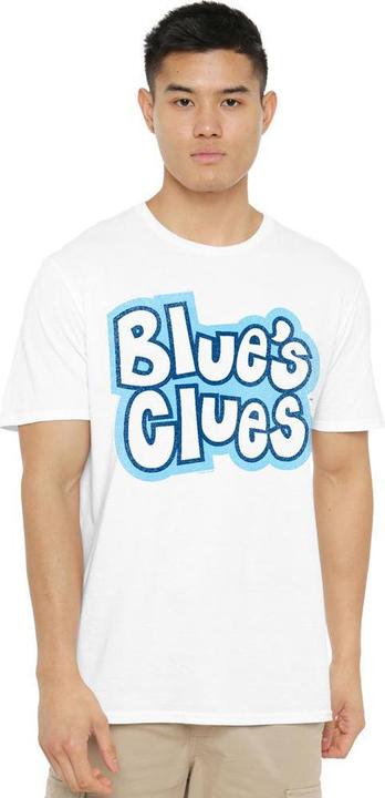Actual product image Blue´s Clues Mens Vintage Logo T-Shirt