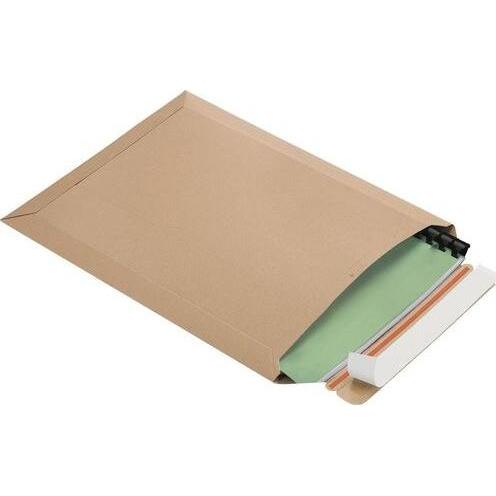 Raja, Versandtasche + Luftpolstertasche, Briefumschläge TP320C Braun (100 x)