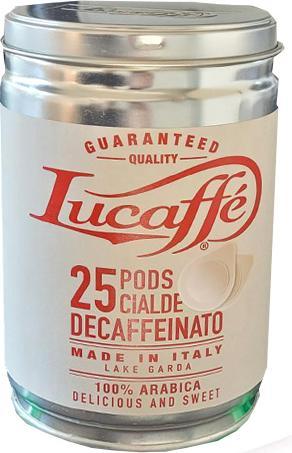 Produktbild Lucaffe Kaffeepads Koffeinfrei (25 Pads in Aludose) (25 x Port.)
