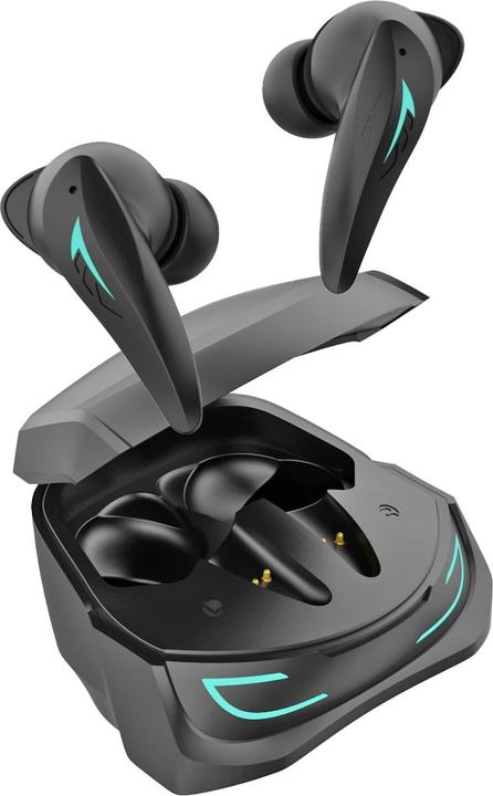 Actual product image White Shark GEB-TWS96 Titanium Black (ANC, 7 h, Wireless)