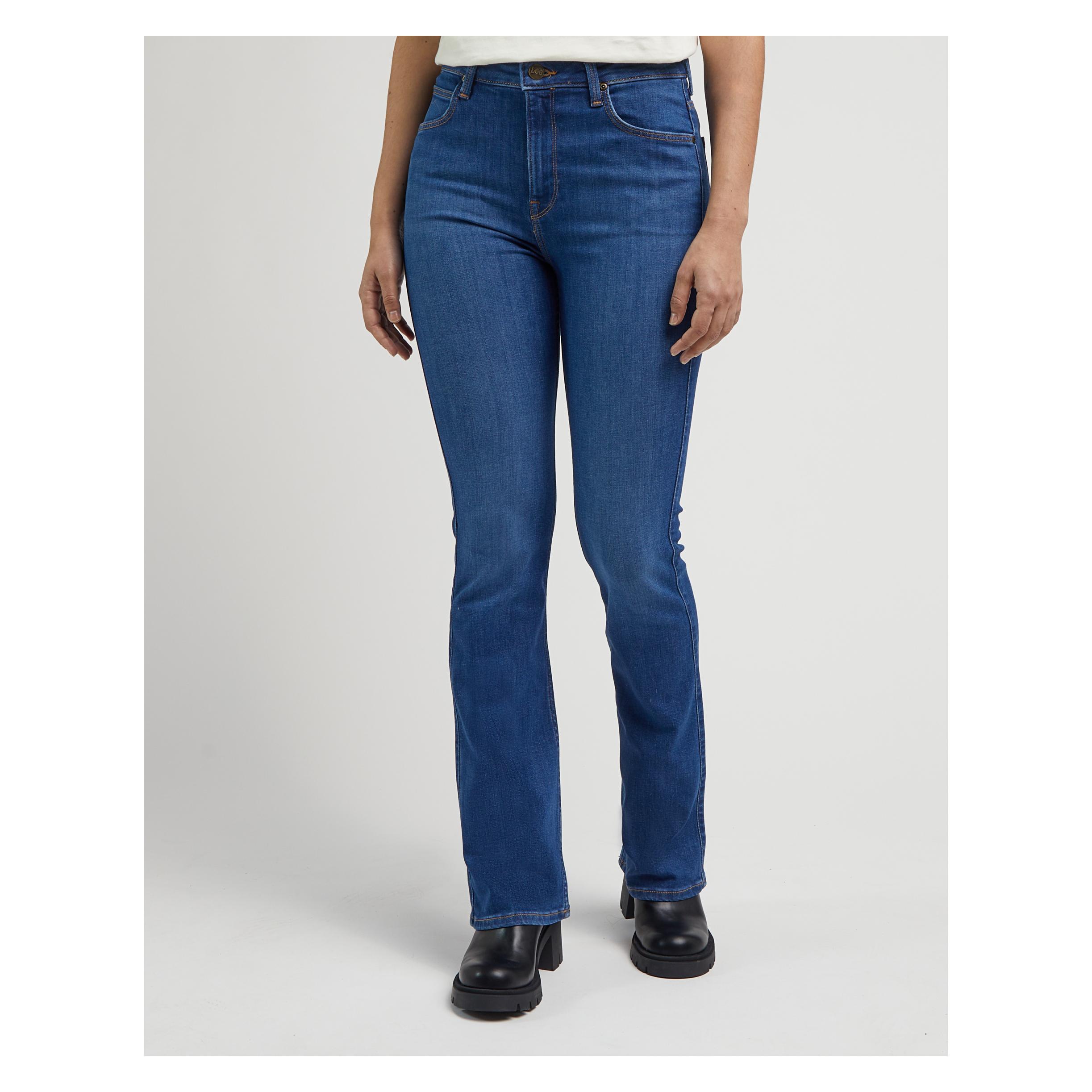 Lee, Vrouwen, Jeans, Breese Boot, Blauw, (W28/L31)