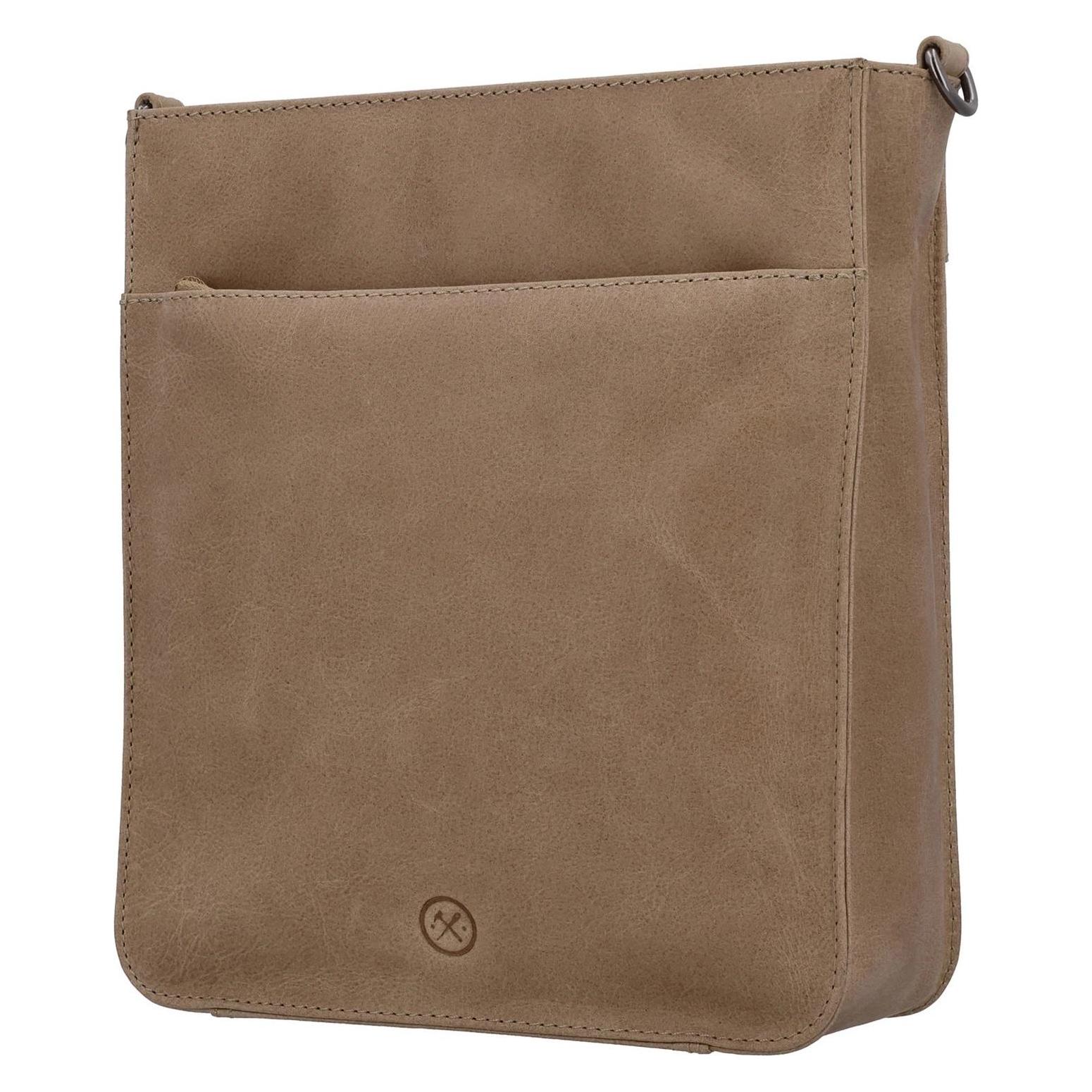 Hide & Stitches, Vrouwen, Handtas, Next Navajo Schoudertas - Zand - 100% Leer, Bruin