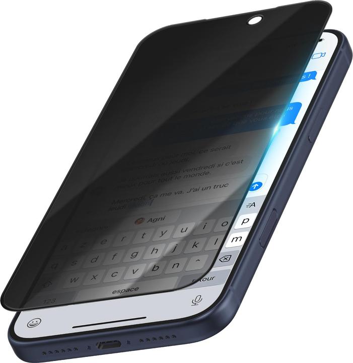 Actual product image Tactical 5D Blickschutz Glas iPhone 17 Pro (1 pcs., Apple iPhone 17 Pro)