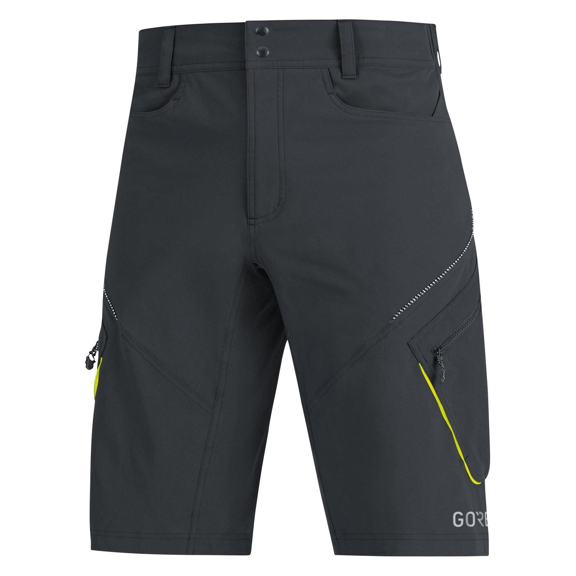 Gore Wear, Herren, Velohosen, C3 Trail Shorts (Xxl), Schwarz