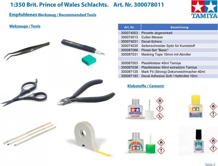Image du produit Tamiya Prince de Galles