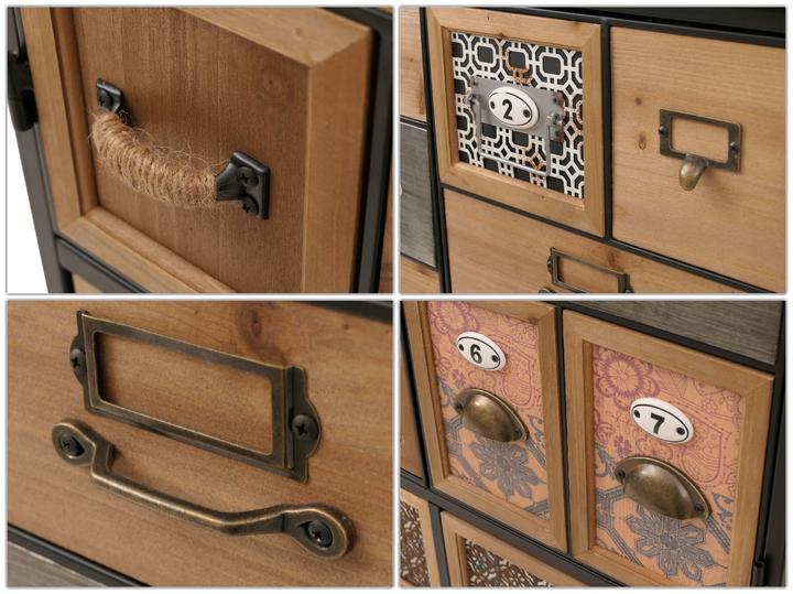 Produktbild JOHN316 Apothekerkommode (73 x 35 x 136 cm)