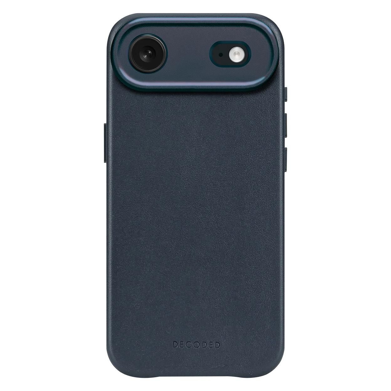 Decoded Leather Backcover Apple IPhone Air Navy Shadow (Apple IPhone 17), Smartphone Hülle, Blau