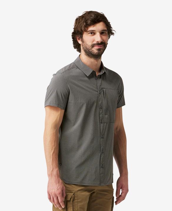 Immagine prodotto Forclaz Trekkinghemd Herren kurzarm Stretch - NH500 grau (3XL)