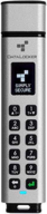 Origin Storage DataLocker Sentry K350, 64 GB, USB tipo A, 3.2 Gen 1 (3.1 Gen 1), 220 MB/s, Cuffia, Argento (64 GB, USB-A)