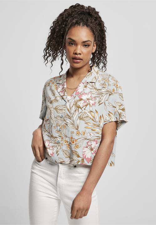 Immagine prodotto Urban Classics Camicia Resort in viscosa da donna (4XL)