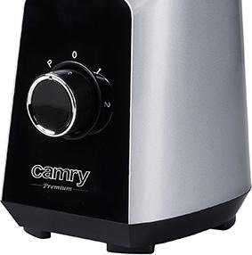 Produktbild Camry Mixer CR 4077 Tabletop, 500 W, Jar material Glass, Jar capacity 1.5 L, Ice crushing, Black / Stainle (EU-Stecker, 500 W)