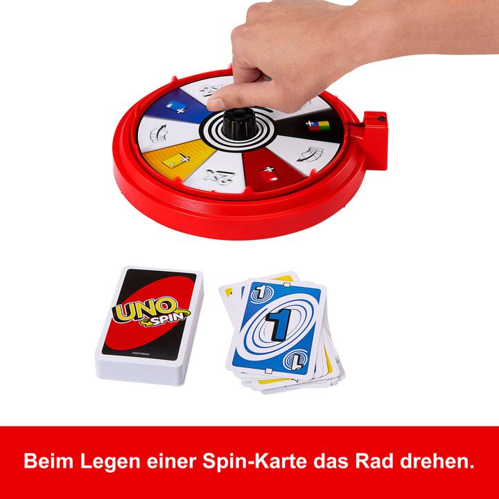 Actual product image Mattel Games UNO Spin (Multilingual, 2 - 10 Players)