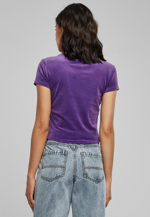 Produktbild Urban Classics Ladies Short Velvet Tee (M)