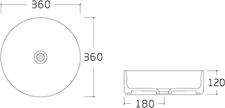 Actual product image Shower Design Leniso (360 mm, 360 mm)