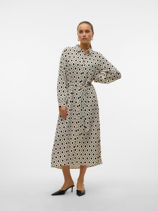 Produktbild Vero Moda VMVARIA Langes Kleid Hemdblusenkleid (L)