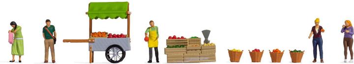 Produktbild Noch H0 Figuren Themenwelt „Obststand"