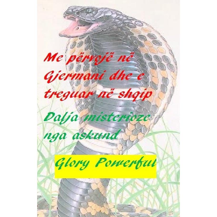 Me përvojë në Gjermani dhe e treguar në shqip Dalja misterioze nga askund, Belletristik von Powerful Glory