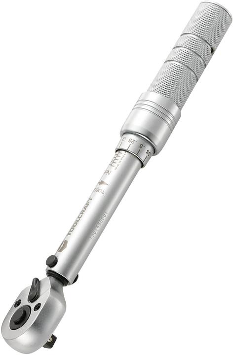 Immagine prodotto Toolcraft Chiave dinamometrica con reversibilità (1/4", 1 Nm, 6 Nm)