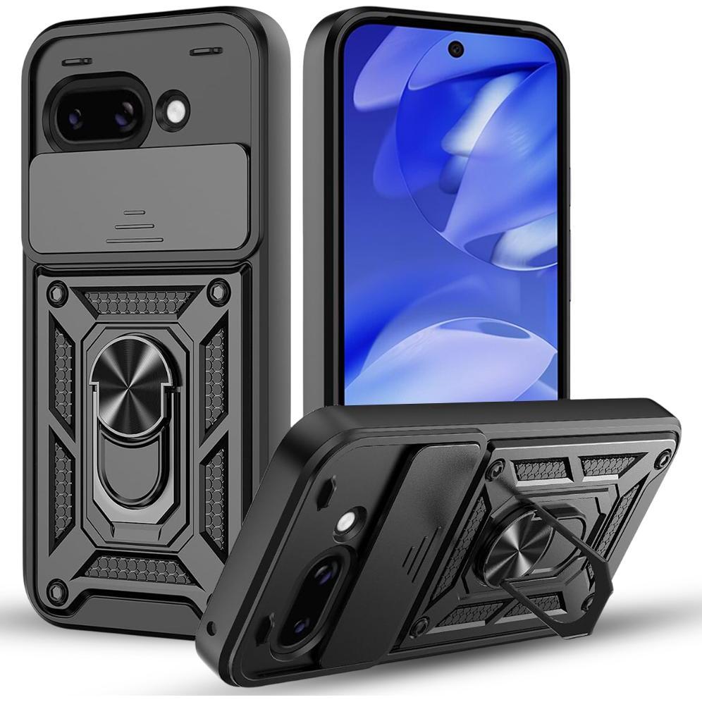Techsuit - CamShield Series - Google Pixel 10a - Black (Google Pixel 10), Cover smartphone, Nero