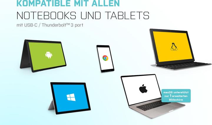 Produktbild i-tec USB C zu (DP, 7 cm)