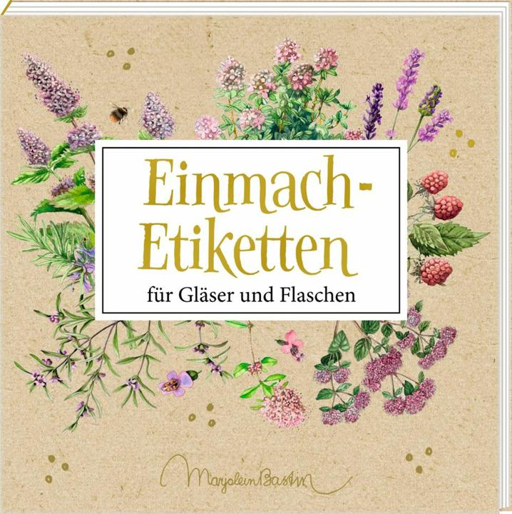 Majorlein Bastin - Einmach-Etiketten für Gläser und Flaschen (German, Marjolein Bastin, 2022)