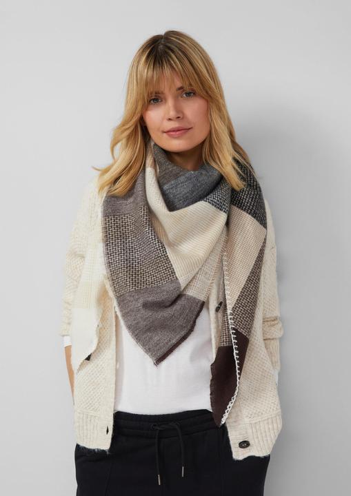 Immagine prodotto s.Oliver Schal Dreieckstuch mit Schachbrett-Muster