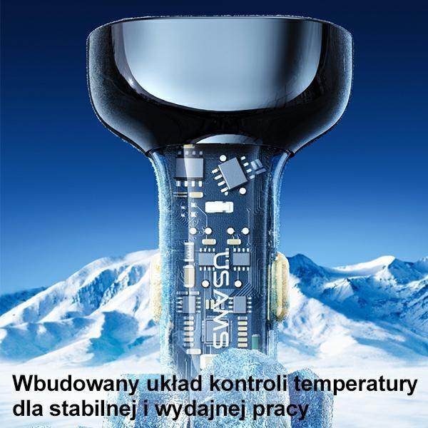 Produktbild Usams Ład. sam. 1xUSB-C 2xUSB-A 125W Fast Charge transparent black CC158CC01 (US-CC158)