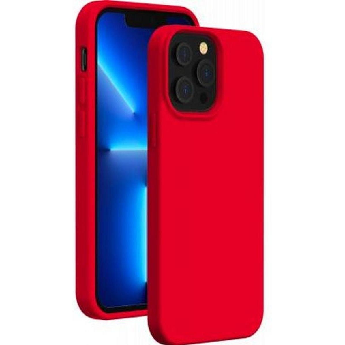 Bigben COVSOFTIP1367R (Apple iPhone 13 Pro Max), Smartphone Hülle, Rot