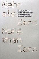 Produktbild Mehr als ZERO (Deutsch, Agnes Kreijci Husslein-Arco, 2015)