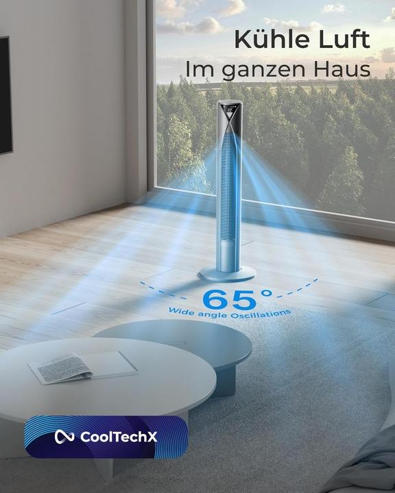 Produktbild CoolHome Turmventilator mit Fernbedienung