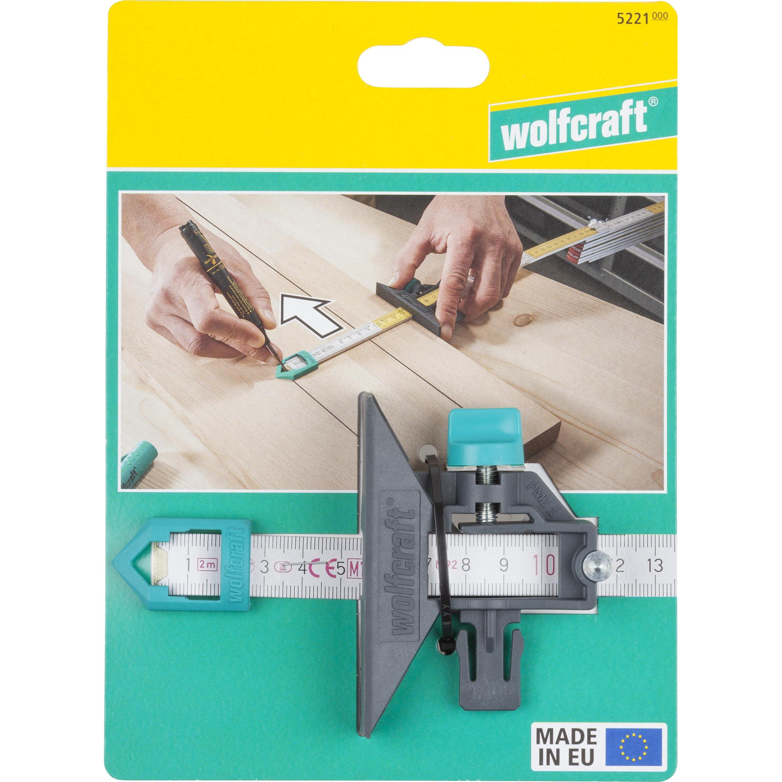 Thumbnail - wolfcraft, Längenmesswerkzeug, Streichmaß für Zollstöcke