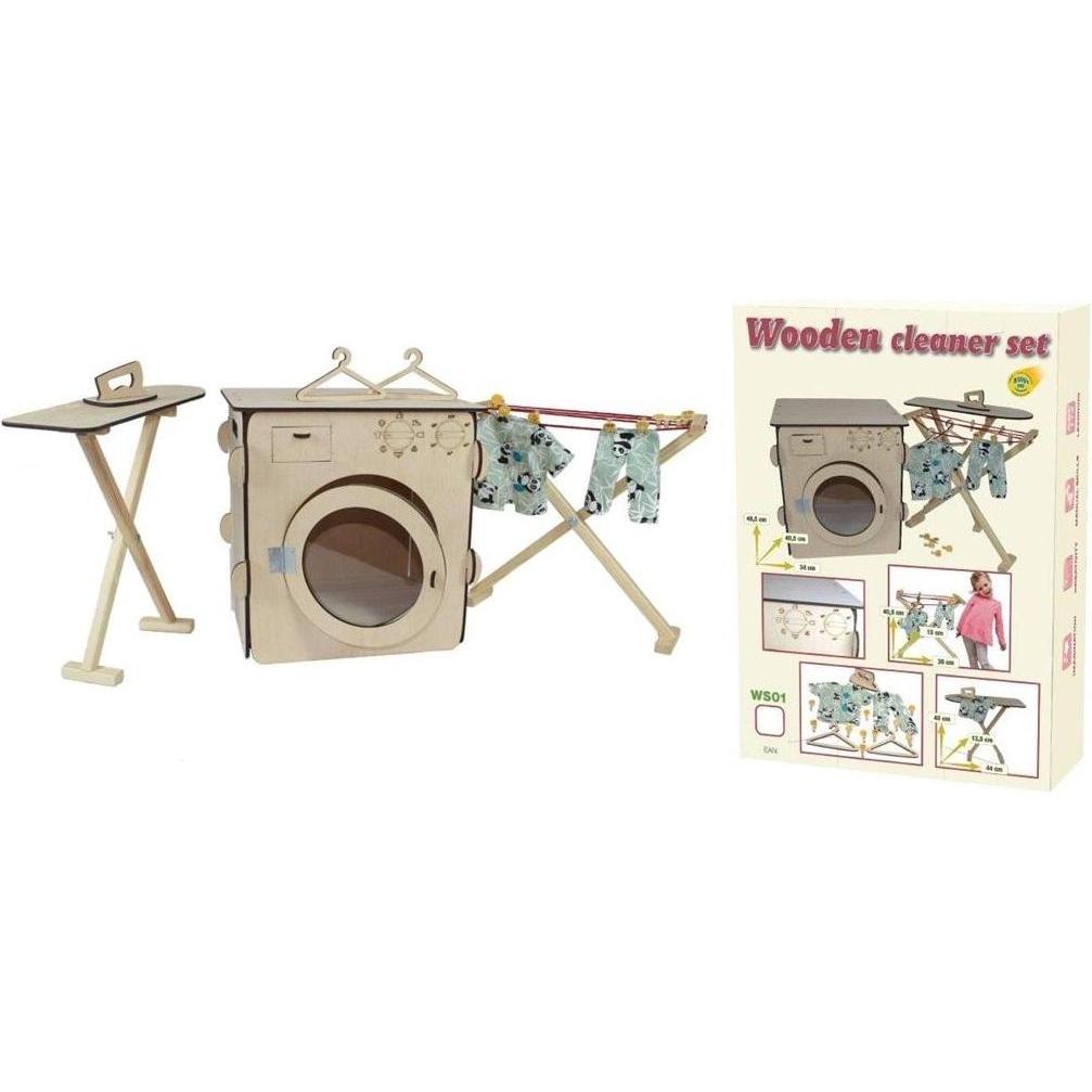 3Toysm Wäscheset aus Holz (58224200)