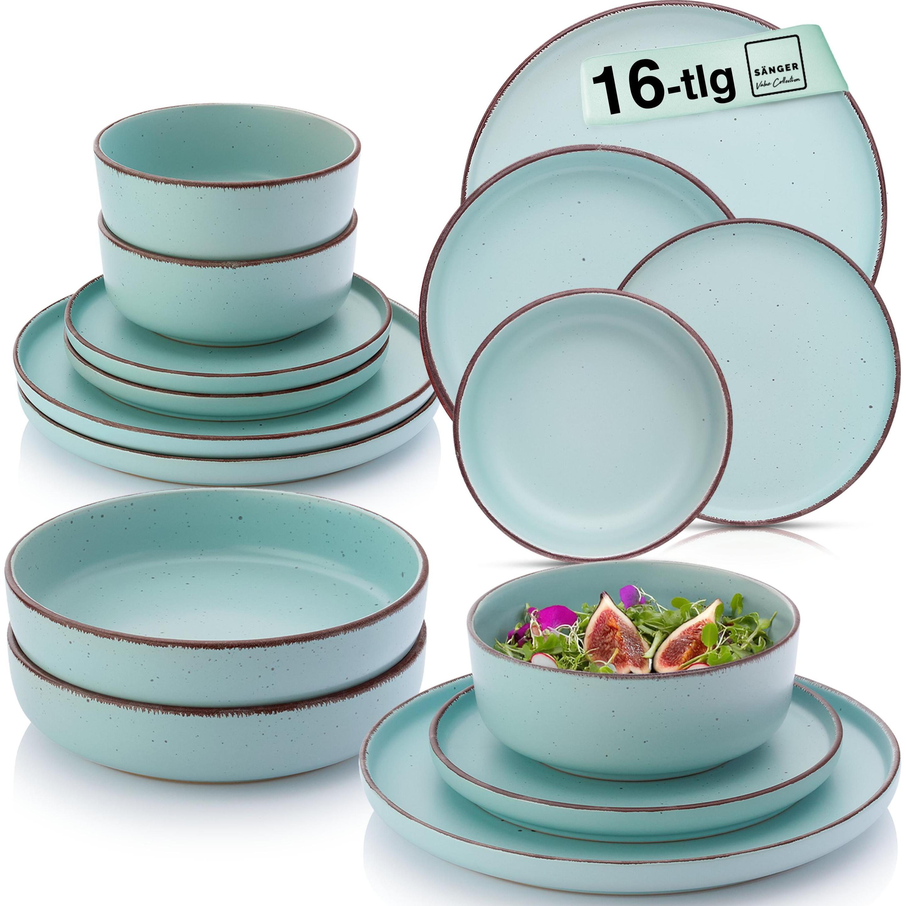 Sänger, Geschirrset, Tafelservice Bombay Breeze (4 Stück)