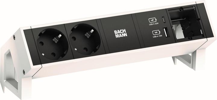 Weiss, ähnlich RAL9010 lackiert