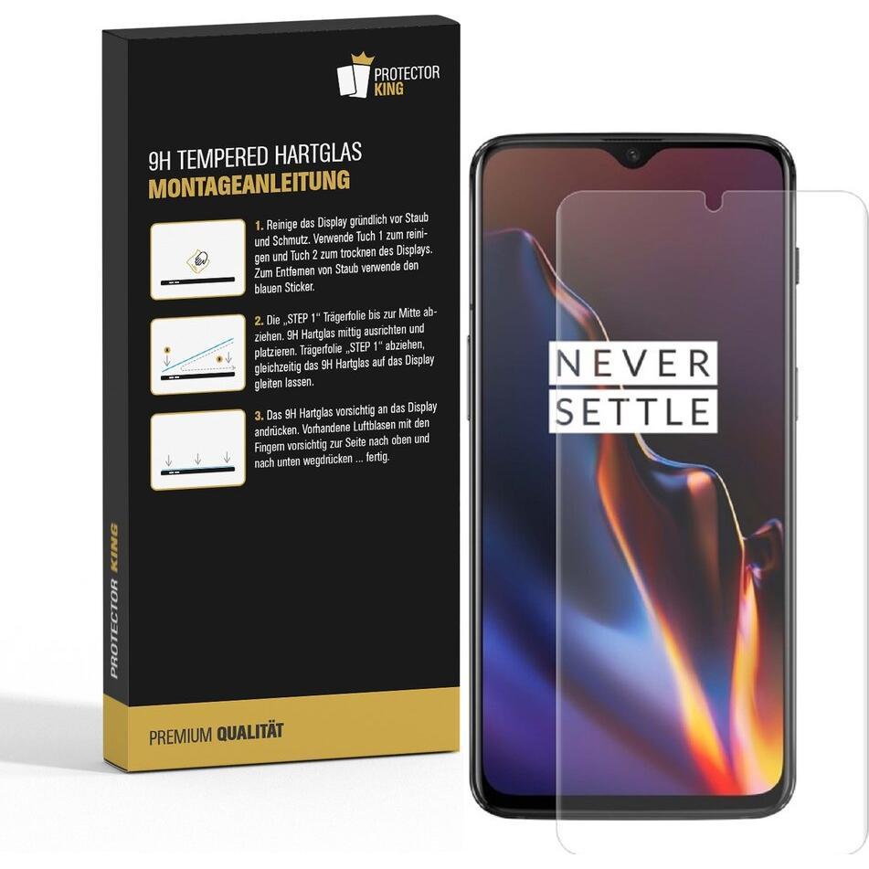 Thumbnail - Protectorking 1x echtes Tempered 9H Panzerhartglas 3D KLAR (6 Stück, OnePlus 7), Smartphone Schutzfolie