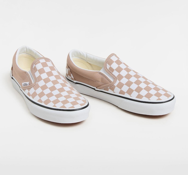 Actual product image Vans Classic Slip-On COLOR THEORY CHECKERBOARD Warm Taupe (45)