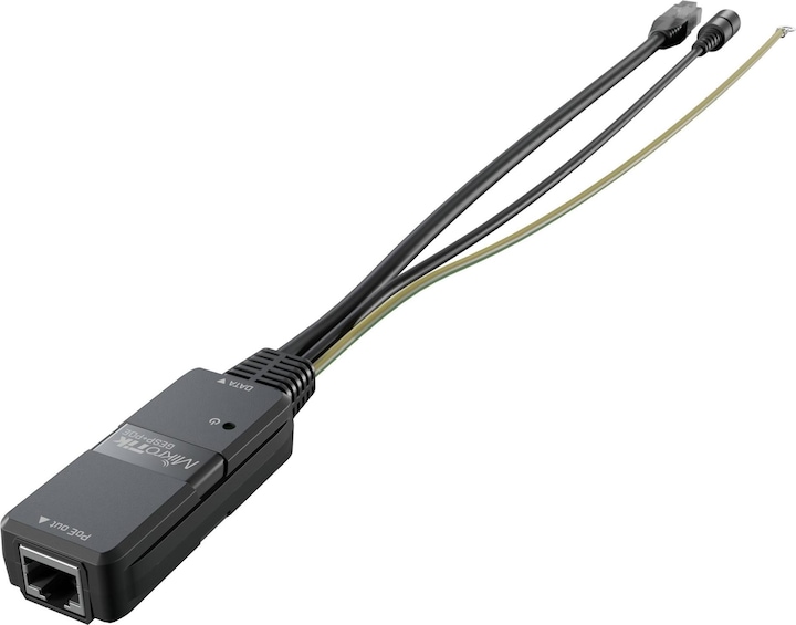 MikroTik PoE Injector passive GESP+POE-IN with overvoltage protection (Passive 24V PoE-in, 24 W)