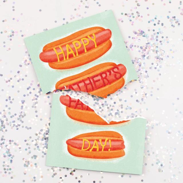 Produktbild Joker Greeting Endless Vatertagskarte Dad, Dad, Dad mit Glitzer - (1 Stk.)