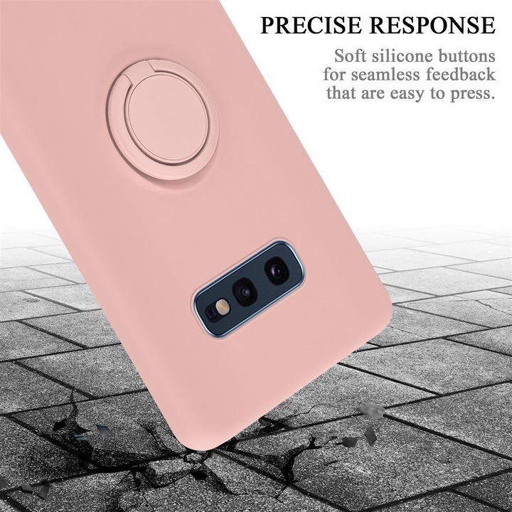 Actual product image Cadorabo TPU Liquid Ring Silicone Case Cover (Samsung Galaxy S10e)