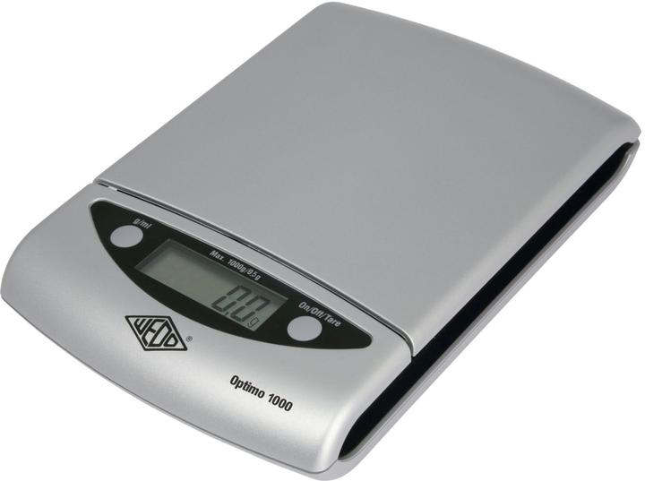 thumbnail image 2 of Wedo Optimo Steel 5000g Electronic Scale – Silver, Stainless Steel Platform, Multi-Use 2 of 5