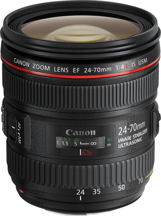 Image du produit Canon EF 24-70mm f/4.0L IS USM - Importation (Canon EF, Plein format)