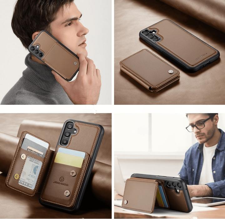 Productafbeelding Cover-Discount Galaxy A55 - 2-in-1 backcover met creditcardhouder (Samsung Galaxy A55)
