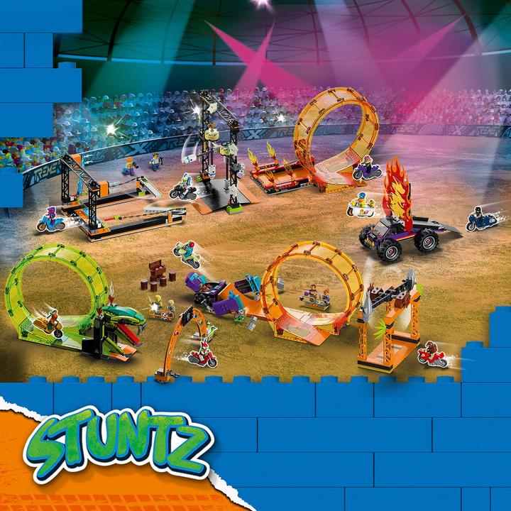 Produktbild LEGO Umstoss-Stuntchallenge (60341, LEGO City)