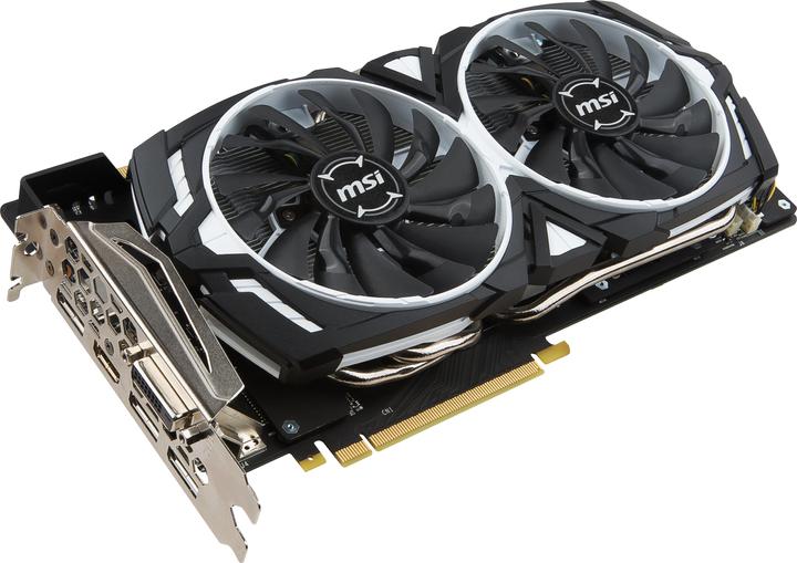 Actual product image MSI GeForce GTX 1070 ARMOR OC (8 GB)