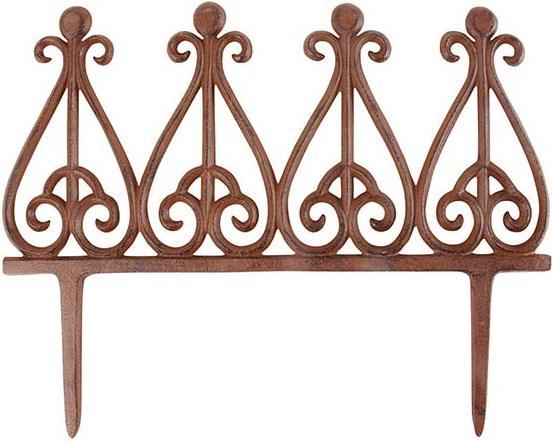 Image du produit Esschert Design Clôture de parterre décorative en fonte (37.70 cm)