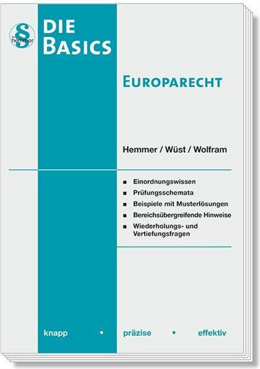 Produktbild DieBasicsEuroparecht (Deutsch, Achim Wüst, Jens Wolfram, Karl-Edmund Hemmer, 2026)
