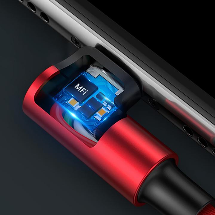 Actual product image Ugreen Lightning 90 degree design MFI (1 m, USB 2.0)