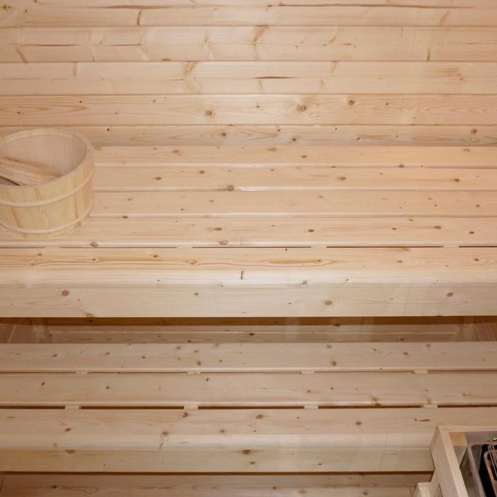 Produktbild Home Deluxe Saunahaus Outdoor MACAH M- 191 x 157 cm für 3 Personen - Sauna mit 4,5kW Ofen