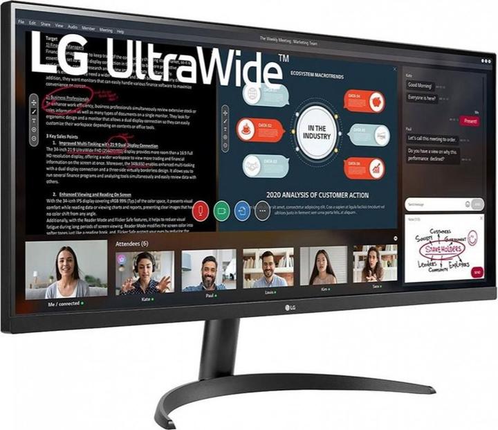 Actual product image LG UltraWide 34WP500-B (2560 x 1080 pixels, 34.10")